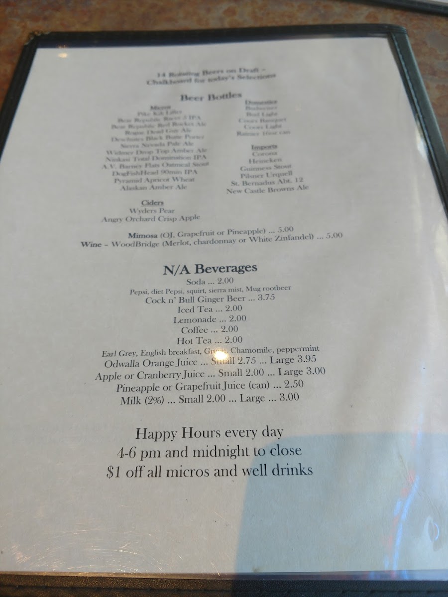 Darcy's Restaurant & Bar Menu - Image 3
